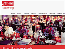 Tablet Screenshot of hollyberrycatering.com